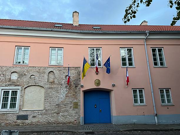 Ambassade de France en Lituanie, façade